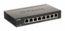 DGS-1100-08PV2/A4A - Настраиваемый L2 коммутатор с 8 портами 10/100/1000Base-T (8 портов PoE 802.3af/at, PoE-бюджет 64 Вт), D-Link