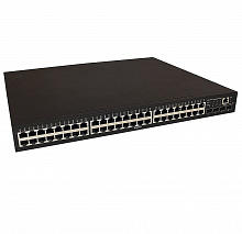 SW-84804/L(800W) - Управляемый L2 PoE коммутатор Gigabit Ethernet на 48 RJ45 PoE + 4 x GE SFP порта. Порты: 48 x GE (10/100/1000 Base-T) с поддержкой PoE (IEEE 802.3af/at), 4 x GE Uplink. Соответствует стандартам PoE IEEE 802.3af/at. Автоматическое опреде