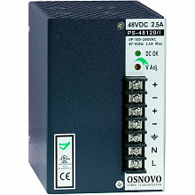 PS-48120/I- Промышленный блок питания. DC48V, 2,5A (120W)
