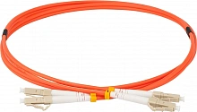Патч-корд Lanmaster TWT-2LC-2LC/OM2-1.0 2x50/125 OM2 LC дуплекс-LC дуплекс 1м ПВХ оранжевый