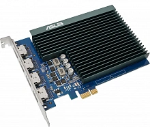 Видеокарта Asus PCI-E 2.0 GT730-4H-SL-2GD5 NVIDIA GeForce GT 730 2Gb 64bit GDDR5 902/5010 HDMIx4 HDCP Ret