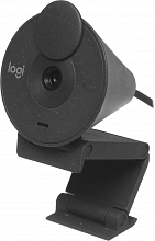 Камера Web Logitech HD Webcam Brio 300 графитовый 2Mpix (1920x1080) USB Type-C с микрофоном (960-001437)