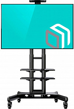 Стойка для телевизора Onkron TS1552 черный 40"-70" макс.60.5кг напольный мобильный