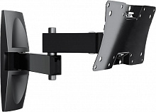 Кронштейн для телевизора Holder LCDS-5064 черный 15"-38" макс.30кг настенный поворот и наклон