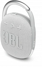 Колонка порт. JBL Clip 4 белый 5W 1.0 BT 15м 500mAh (JBLCLIP4WHT)