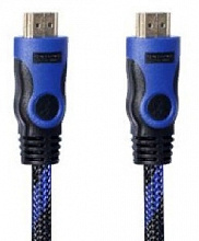 Кабель соединительный аудио-видео Premier 5-813BL HDMI (m)/HDMI (m) 1.5м. феррит.кольца черный/синий (5-813BL 1.5)