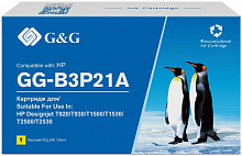 Картридж струйный G&G №727 GG-B3P21A желтый (130мл) для HP DJ T920/T1500