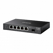 SG2206MP - Omada Access 6-портовый гигабитный коммутатор с 4 портами PoE+. Порт: 4 гигабитных порта PoE, 1 гигабитный порт Non-PoE, 1 гигабитный слот SFP, TP-link