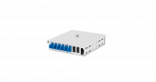 NMF-WP06SCUS2-MP-ES-GY - Оптический кросс NIKOMAX настенный, укомплектованный на 6 портов SC/UPC (6 одинарных SC/UPC адаптеров), SM 9/125 OS2, стальной, серый, в комплекте: адаптеры, монтажные шнуры 1м, ложемент, гильзы, заглушки