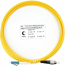 Патч-корд Cabeus FOP(S)-9-LC-FC-3M 1x9/125 OS2 LC-FC 3м LSZH желтый