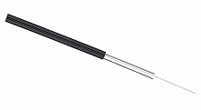 Cabeus FTTH-9-02-3-LSZH-IN/OUT-40 - Кабель волоконно-оптический 9/125 одномодовый, 2 волокна, усилен двумя стальными проволоками, FTTH (FIBER TO THE HOME), внутренний/внешний, (-40C ~ +60), LSZH, черный