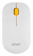Мышь Acer OMR200 белый/желтый оптическая 1200dpi беспров. USB для ноутбука 3but (ZL.MCEEE.020)