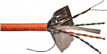 Кабель информационный Lanmaster LAN-6EFTP-HFLT-OR кат.6 FTP 4 пары 23AWG LSZH внутренний 305м оранжевый