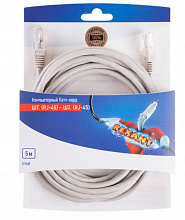 06-3204 - Rexant Пaтч-корд U/UTP, категория 5e, RJ45-RJ45, неэкранированный, PVC серый, 5м