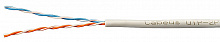 Cabeus UTP-2P-Cat.5e-SOLID-GY - Кабель витая пара UTP (U/UTP), категория 5e, 2 пары (24 AWG) , одножильный, серый (305 м)