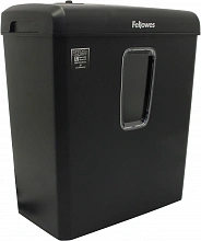 Шредер Fellowes PowerShred Р-30С черный (секр.P-4) фрагменты 6лист. 15лтр. скрепки скобы пл.карты