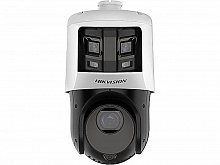 DS-2SE4C425MWG-E/26(F0) - 4Мп уличная TandemVu IP-камера с Deep learning алгоритмом
Детализированное изображение и широкий 180° охват всей сцены при помощи одного устройства!
Фиксированный модуль:
1/2.5" Progressive Scan CMOS; 6Мп; объектив 2.8мм; угол о