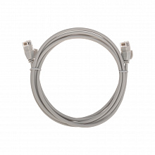 02-0380-2 - Патч-корд U/UTP, CAT 6A (10G), RJ45-RJ45, 28AWG, LSZH, серый, 2м, Rexant