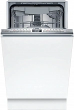 Посудомоечная машина встраив. Bosch Serie 4 SPV4EMX10E узкая серебристый