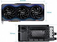 Видеокарта Palit PCI-E 5.0 PA-RTX5090 GAMEROCK NVIDIA GeForce RTX 5090 32Gb 512bit GDDR7 2017/28000 HDMIx1 DPx3 HDCP Ret