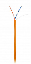 EC-UU002-5-LSZH-OR - Кабель NETLAN U/UTP 2 пары, Кат.5 (Класс D), 100МГц, одножильный, BC (чистая медь), внутренний, LSZH нг(B)-HF.