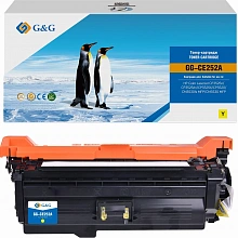 Картридж лазерный G&G GG-CE252A CE252A желтый (7000стр.) для HP CLJ CP3525n/CP3525dn/CP3525X/CP3520/CM3530fs MFP/CM3530 MFP