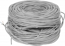 Кабель информационный Rexant PRO 02-0025 кат.5E F/UTP 4 пары 24AWG PVC внутренний 305м серый