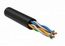LC3-C5E04-139-S-P-R - Витая пара U/UTP 5E 4х2х0,52 LDPE черный (305м) РФ/С, ITK