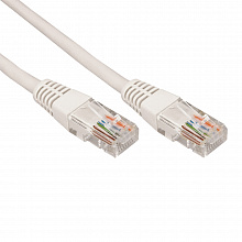 18-1007 - Rexant Пaтч-корд U/UTP, категория 5e, RJ45-RJ45, неэкранированный, PVC серый, 5м, упаковка 10 шт