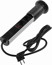 Сетевой разветвитель Premier 3R USB 1.8м (3 розетки) серый (коробка)