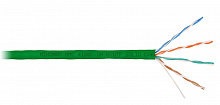 NMC 4100C-GN - Кабель NIKOMAX U/UTP 4 пары, Кат.5e (Класс D), тест по ISO/IEC, 100МГц, одножильный, BC (чистая медь), 24AWG (0,51мм), полимерный материал нг(А)-HF, внутренний, зеленый, 305м - гарантия: 5 лет / 15 лет системная