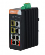DH-IS4207-4GT-120 "4-портовый гигабитный управляемый коммутатор с PoE, промышленное исполнение