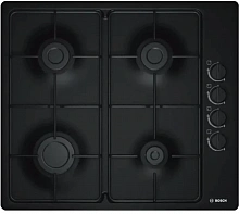 Газовая варочная поверхность Bosch PBP6C6K80Q черный
