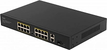 Коммутатор Cudy FS1018PS1 (L2) 16x100Мбит/с 2x1Гбит/с 1SFP 16PoE+ 200W неуправляемый