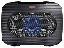 Подставка для ноутбука Buro BU-LCP156-B114 15.6" 357x265x33мм 1xUSB 1x 140ммFAN 345г металлическая сетка/пластик черный