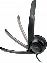 Наушники с микрофоном Logitech H390 черный 1.9м накладные USB оголовье (981-000803)