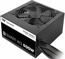 Блок питания Thermaltake ATX 500W Smart W3 Gen.5 80+ white (20+4pin) APFC 120mm fan 4xSATA RTL