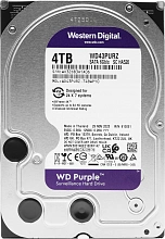Жесткий диск WD SATA-III 4TB WD43PURZ Surveillance Purple (5400rpm) 256Mb 3.5"