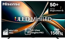 Телевизор QLED Hisense 100" 100U7Q угольно-серый 4K Ultra HD 120Hz MEMC DVB-T DVB-T2 DVB-C DVB-S DVB-S2 USB WiFi Smart TV