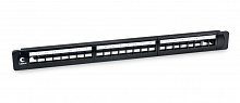 Cabeus PLB-24 - Модульная патч-панель 19", 24 портов, 1U, для неэкранированных модулей.