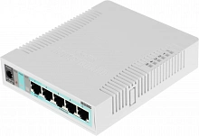 Коммутатор MikroTik RB260GS CSS106-5G-1S (L2) 5x1Гбит/с 1SFP управляемый
