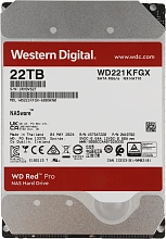 Жесткий диск WD SATA-III 22TB WD221KFGX NAS Red Pro (7200rpm) 512Mb 3.5"