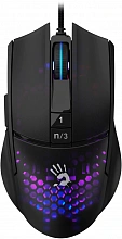 Мышь A4Tech Bloody L65 Max черный/фиолетовый оптическая 12000dpi USB 6but (L65 MAX/HONEYCOMB)
