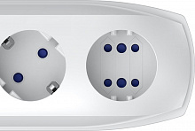 Сетевой фильтр Pilot PRO USB 1.8м (6 розеток) серый (коробка)