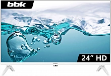 Телевизор LED BBK 24" 24LEM-1045/TS2C (W) белый HD 60Hz DVB-T2 DVB-C DVB-S2 USB (RUS)