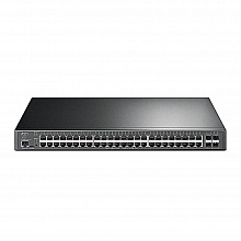 TL-SG3452XP - Коммутатор PoE+ TP-Link JetStream 48-портовый гигабитный управляемый коммутатор уровня 2+ с четырьмя слотами SFP+ 10 Гбит/с