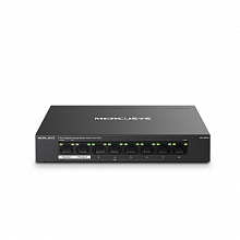 MS108GP - 8-портовый настольный гигабитный коммутатор с 7 портами PoE+. Порты: 7 х гигабитных порта PoE+, 1 х гигабитный порт без PoE, Mercusys