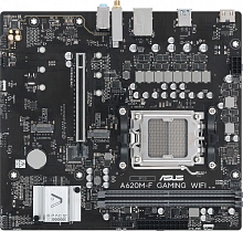 Материнская плата Asus A620M-F GAMING WIFI Socket AM5 AMD A620 2xDDR5 mATX AC`97 8ch(7.1) 2.5Gg RAID+HDMI