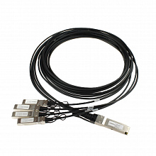 OC-QSFP-4x10G-3M - Объединительный DAC кабель QSFP+ 40G для 4х10G, OSNOVO. Скорость: 40 Гбит/c. Тип разъема: QSFP+/SFP+. Длина кабеля 3м. Размеры коннектора (ШхВхГ): 11x9x101мм. Рабочая температура: 0…+70°С.