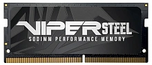 Память DDR4 16GB 2400MHz Patriot PVS416G240C5S Viper Steel RTL PC4-19200 CL15 SO-DIMM 260-pin 1.2В Ret